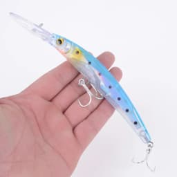 1pcs 17cm 24g Wobbler Fishing Lure Big Crankbait Minnow Peche Bass Trolling Artificial Bait Pike Carp lures Peche Fishing tackle