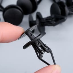 Yetaha 50pcs Universal Car Fender Fastener Push Type Rivet Fixed Clamp Plastic Retaining Clips For Ford Buick Chevrolet