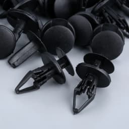 Yetaha 50pcs Universal Car Fender Fastener Push Type Rivet Fixed Clamp Plastic Retaining Clips For Ford Buick Chevrolet