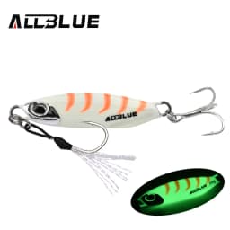 ALLBLUE New DRAGER Metal Cast Jig Spoon 15G 30G Shore Casting Jigging Fish Sea Bass Fishing Lure Artificial Bait Tackle