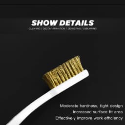 3D Printer Cleaner Tool Copper Wire Toothbrush Copper Brush Handle For Nozzle Block Hotend Cleaning Hot Bed Cleaning Parts