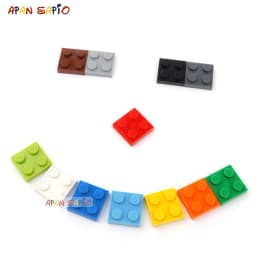 120pcs DIY Building Blocks Thin Figures Bricks 2x2 Dots Educational Creative Size Compatible With 3022 Plastic Toys for Children