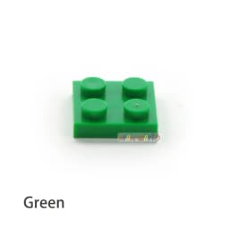 120pcs DIY Building Blocks Thin Figures Bricks 2x2 Dots Educational Creative Size Compatible With 3022 Plastic Toys for Children