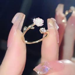 Silver Color Angel Wings Ring Adjustable Micro Pave Zircon Joint Rings For Women Fashion Opening Rings Jewelry Female Lover Gift