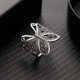 Silver Color Angel Wings Ring Adjustable Micro Pave Zircon Joint Rings For Women Fashion Opening Rings Jewelry Female Lover Gift