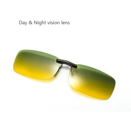 Polarized Clip On Sunglasses Driving Day Night Vision Lens Unisex Sport Fishing For Myopia Glasses Men Women Trip Travel Outdoor