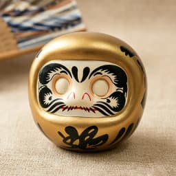 Japanese Ceramic Daruma Statue, Lucky Charm, Zen Ornament, Fengshui Figurine, Money Box, Home Tabletop Decoration, Gifts, 4"