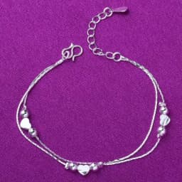 Multi-Style High Quality Silver Plated Anklet For Women Girls Fashion Simple Jewelry New Style Hot Selling