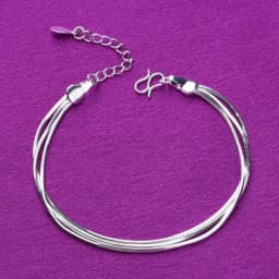 Multi-Style High Quality Silver Plated Anklet For Women Girls Fashion Simple Jewelry New Style Hot Selling