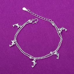 Multi-Style High Quality Silver Plated Anklet For Women Girls Fashion Simple Jewelry New Style Hot Selling