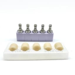 5 Pieces 5 Pieces Dental Glass Block HT Lithium Disilicate Pressed Glass Block for Veneer and Anterior-CAD CAM C14 LT