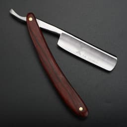 XUAN FENG Zambian Bloodwood Folding Razor Hardened Steel High Hardness Sharp Straight Razor for Men