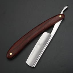 XUAN FENG Zambian Bloodwood Folding Razor Hardened Steel High Hardness Sharp Straight Razor for Men