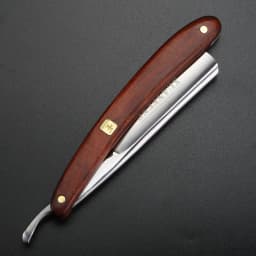 XUAN FENG Zambian Bloodwood Folding Razor Hardened Steel High Hardness Sharp Straight Razor for Men