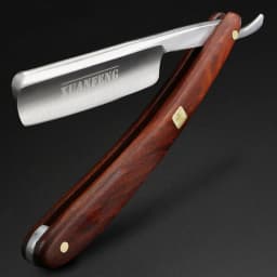 XUAN FENG Zambian Bloodwood Folding Razor Hardened Steel High Hardness Sharp Straight Razor for Men