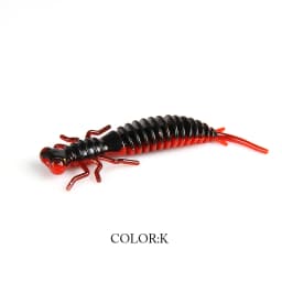 2019 NEW Supercontinent Larva Soft Lures Artificial Lures Fishing Worm Silicone Bass Pike Minnow Swimbait Jigging Plastic