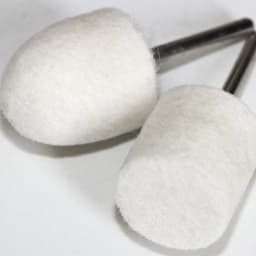 10Pcs Wool Felt Mounted Polishing Buffing Wheel OD 3-20mm grinding head For Dremel Drill Rotary Tool 3mm Shank