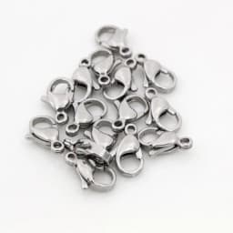 30pcs/lot 10*5mm 12*7mm Stainless Steel Gold Lobster Clasp Hooks for Necklace&Bracelet Chain DIY Fashion Jewelry Findings