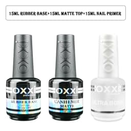 Oxxi Latest 15ml Nail Rubber Base Coat Semi Permanant UV Gel Varnishes Primer for Nails Matte Top Coat Nail Art Base Top Gellak