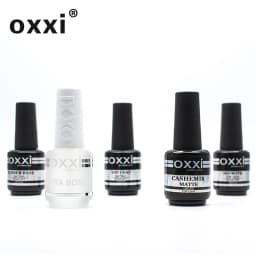 Oxxi Latest 15ml Nail Rubber Base Coat Semi Permanant UV Gel Varnishes Primer for Nails Matte Top Coat Nail Art Base Top Gellak