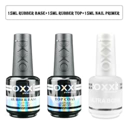Oxxi Latest 15ml Nail Rubber Base Coat Semi Permanant UV Gel Varnishes Primer for Nails Matte Top Coat Nail Art Base Top Gellak