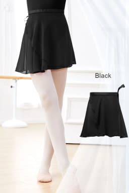 Woman Ballet Skirts WrapTutu Dance Skirt Chiffon Skirts for Girls Tie Up Mini Short Skirt For Dancing 19 Colors