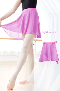 Woman Ballet Skirts WrapTutu Dance Skirt Chiffon Skirts for Girls Tie Up Mini Short Skirt For Dancing 19 Colors
