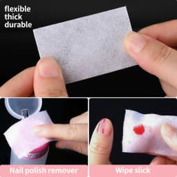 1000/500/100pcs Nail Cotton Wipes Gel Removal Lint-free Wraps Soak Off Clean Varnish Pads Napkins Nail Art Polish Remover Wipes