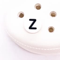 Single Letter 1Pcs Word Solid Color Silicone Shoes Button Accessories Shoe Decoration DIY Wristband Kids X-mas Gift