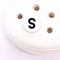 Single Letter 1Pcs Word Solid Color Silicone Shoes Button Accessories Shoe Decoration DIY Wristband Kids X-mas Gift
