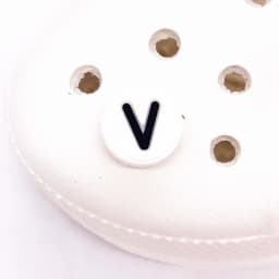 Single Letter 1Pcs Word Solid Color Silicone Shoes Button Accessories Shoe Decoration DIY Wristband Kids X-mas Gift
