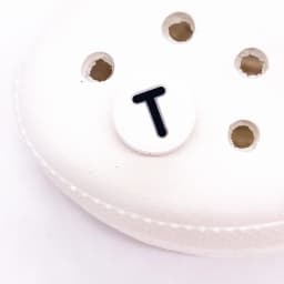 Single Letter 1Pcs Word Solid Color Silicone Shoes Button Accessories Shoe Decoration DIY Wristband Kids X-mas Gift