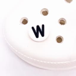 Single Letter 1Pcs Word Solid Color Silicone Shoes Button Accessories Shoe Decoration DIY Wristband Kids X-mas Gift