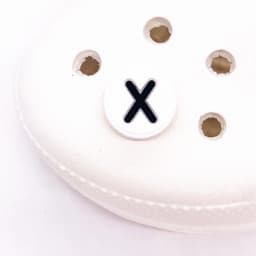 Single Letter 1Pcs Word Solid Color Silicone Shoes Button Accessories Shoe Decoration DIY Wristband Kids X-mas Gift
