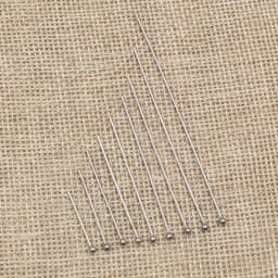 No Fade 100pcs/Lot 20-70 mm 316 Stainless Steel Ball Pins Findings Ball Head Pins For Jewelry Making DIY Supplies Accessories
