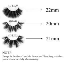 5/8 Pairs 25mm Mink Lashes 3D Dramatic False Eyelashes Handmade Fluffy Eyelashes Natural Long 25mm Eyelash Extension Makeup