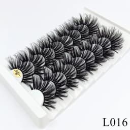 5/8 Pairs 25mm Mink Lashes 3D Dramatic False Eyelashes Handmade Fluffy Eyelashes Natural Long 25mm Eyelash Extension Makeup
