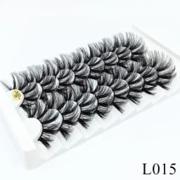 5/8 Pairs 25mm Mink Lashes 3D Dramatic False Eyelashes Handmade Fluffy Eyelashes Natural Long 25mm Eyelash Extension Makeup