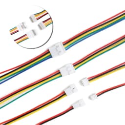 5Pair JST 1.25 Male Female Wire Connector Pitch 1.25mm 2P 3P 4P 5P 6P JST Plug Jack Terminal Cable Connector Length 10CM 15cm