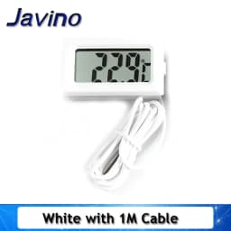 Mini LCD digital thermometer used for freezer temperature - 50-110℃ refrigerator thermometer indoor and outdoor waterproof probe