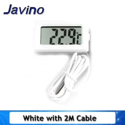 Mini LCD digital thermometer used for freezer temperature - 50-110℃ refrigerator thermometer indoor and outdoor waterproof probe