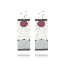 Drop Earrings Anime Acrylic Demon Slayer Kimetsu no Yaiba Blade of Ghost Earings For Women Men Tanjiro Earrings