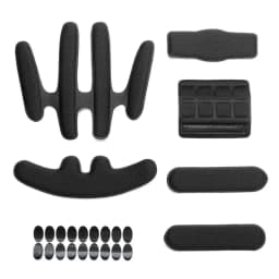 1SET Universal Bat Shape Helmet Inner Padding Kit Protection Sponge Pad Motorcycle Bicycle Replacement Pads Set with Insect Net