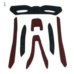 1SET Universal Bat Shape Helmet Inner Padding Kit Protection Sponge Pad Motorcycle Bicycle Replacement Pads Set with Insect Net