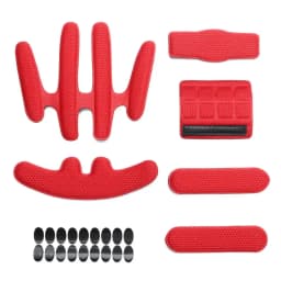 1SET Universal Bat Shape Helmet Inner Padding Kit Protection Sponge Pad Motorcycle Bicycle Replacement Pads Set with Insect Net