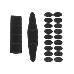 1SET Universal Bat Shape Helmet Inner Padding Kit Protection Sponge Pad Motorcycle Bicycle Replacement Pads Set with Insect Net