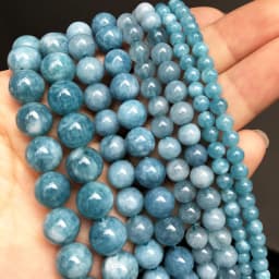 6 8 10mm Green Peridot Loose Stone Beads Smooth Round Spacer Beads For Jewelry DIY Making Bracelet Earrings Accessories 15''