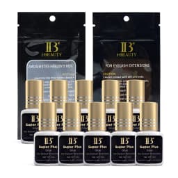 2/5/10 Bottles Original IB Ibeauty Super Plus Glue for Eyelash Extensions 5ml Korea IB Gold Cap False Eyelash Glue Makeup Tools