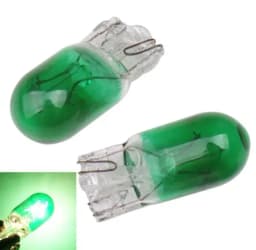10pcs Car W5W T10 194 158 Halogen Lights Amber/White 12V 5W Wedge Lamp Instrument Light Reading Light Interior Clearance Bulbs