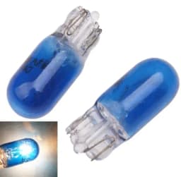 10pcs Car W5W T10 194 158 Halogen Lights Amber/White 12V 5W Wedge Lamp Instrument Light Reading Light Interior Clearance Bulbs